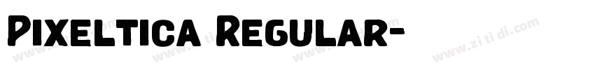 Pixeltica Regular字体转换 Pixeltica Regular字体转换
